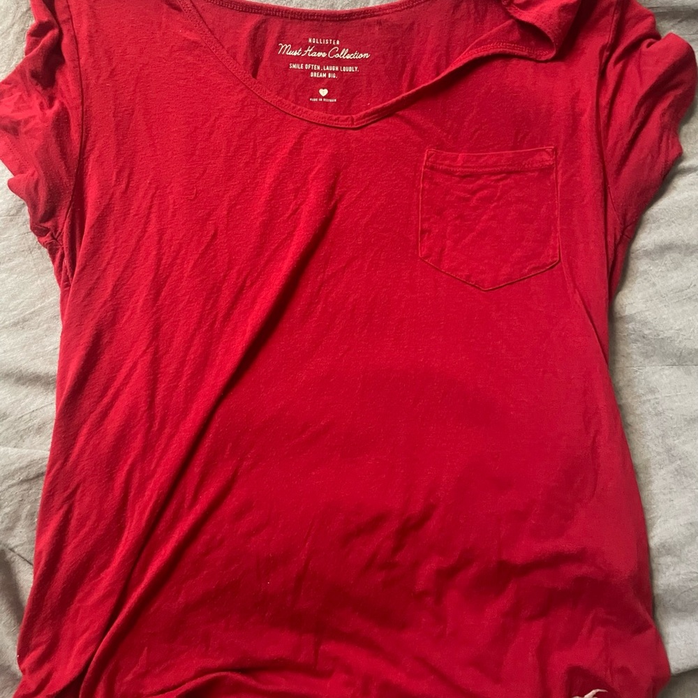 Hollister Must have collection  red v-neck too